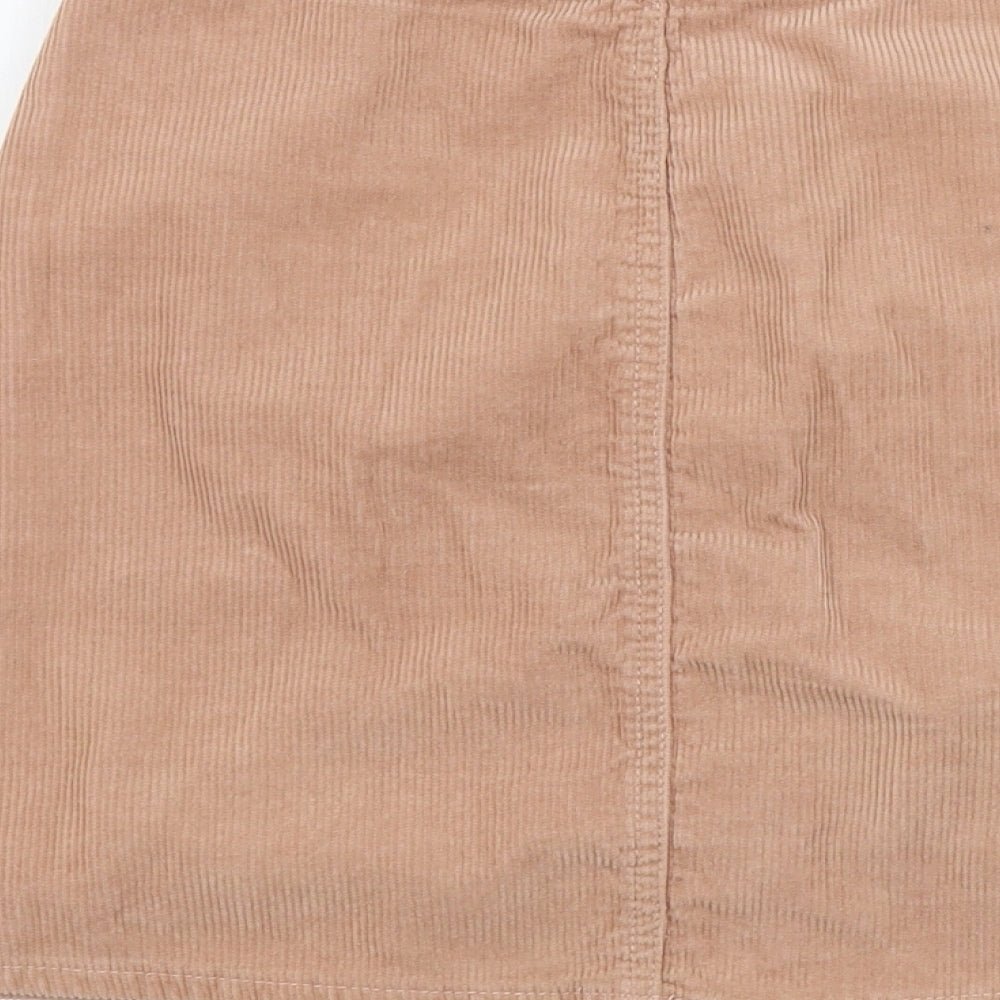 Denim & Co. Womens Pink   A-Line Skirt Size 6