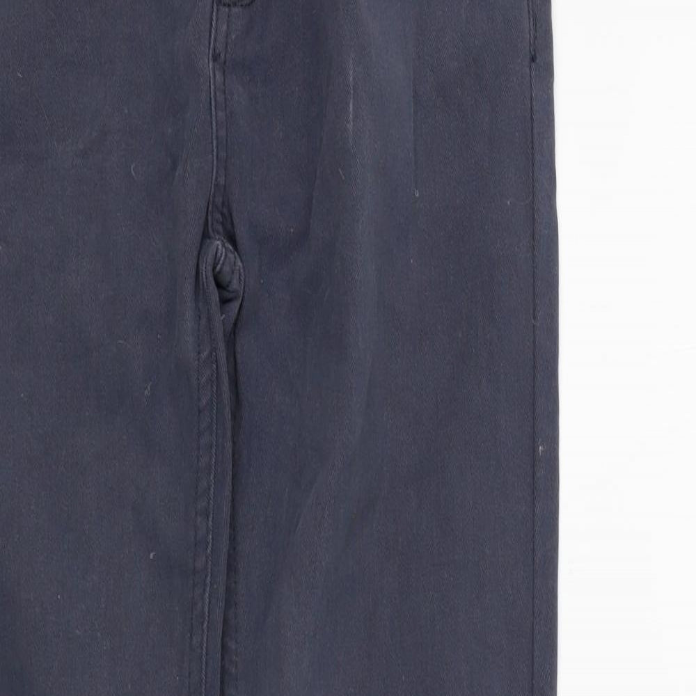 denim&co Girls Blue Colourblock  Straight Jeans Size 12-13 Years