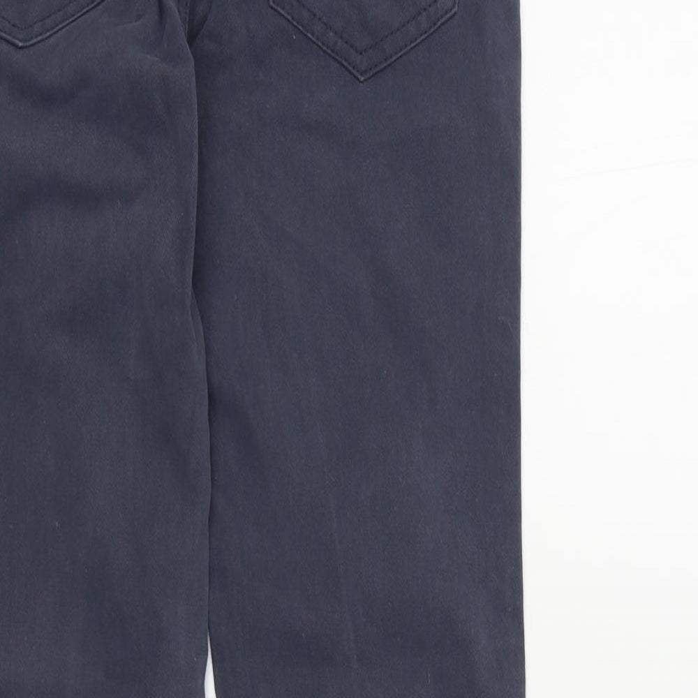 denim&co Girls Blue Colourblock  Straight Jeans Size 12-13 Years