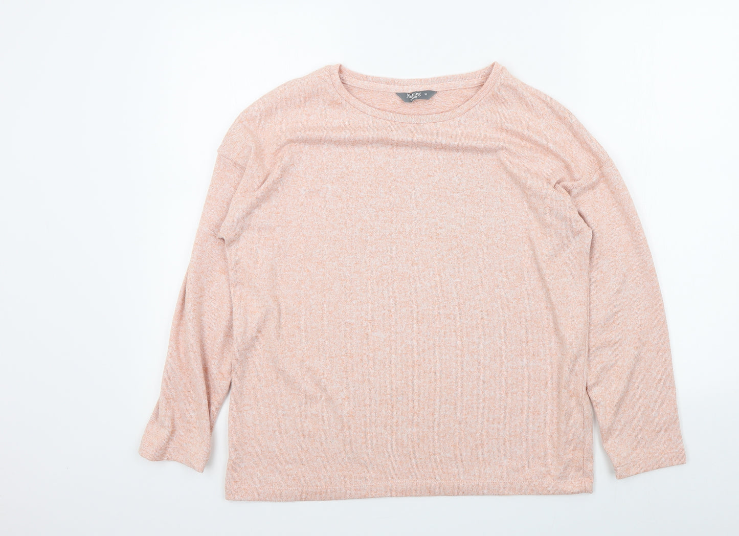 Nutmeg Womens Pink   Pullover Jumper Size 10