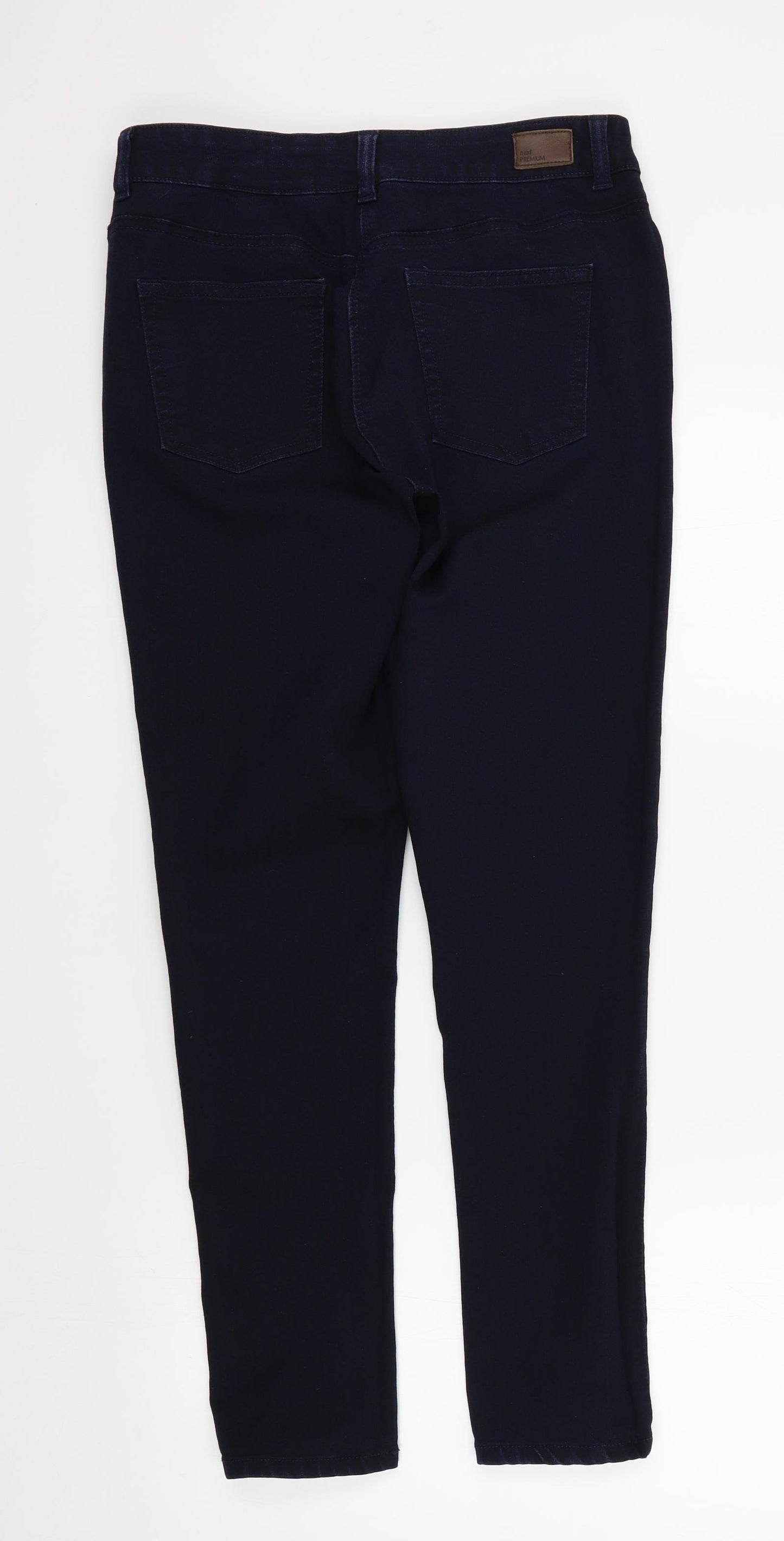 NEXT Womens Blue   Straight Jeans Size 12 L28 in