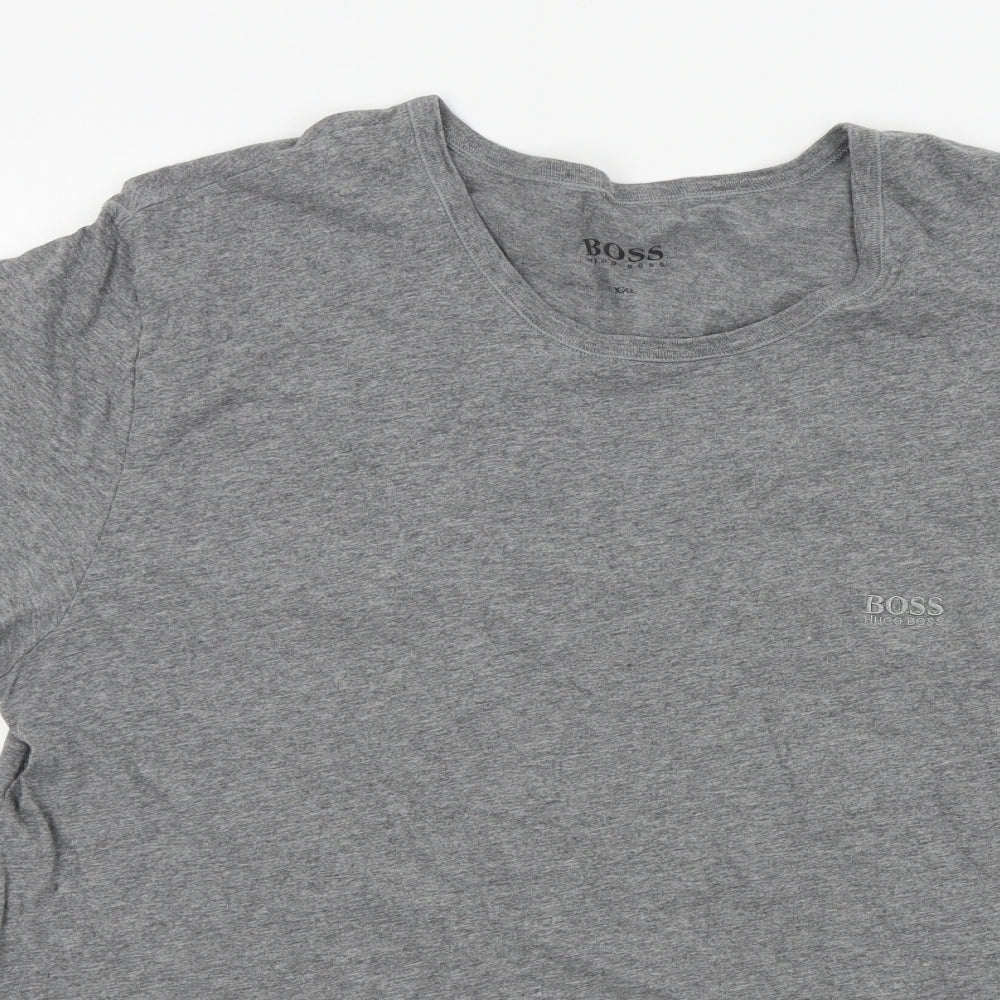 HUGO BOSS Mens Grey    T-Shirt Size 2XL