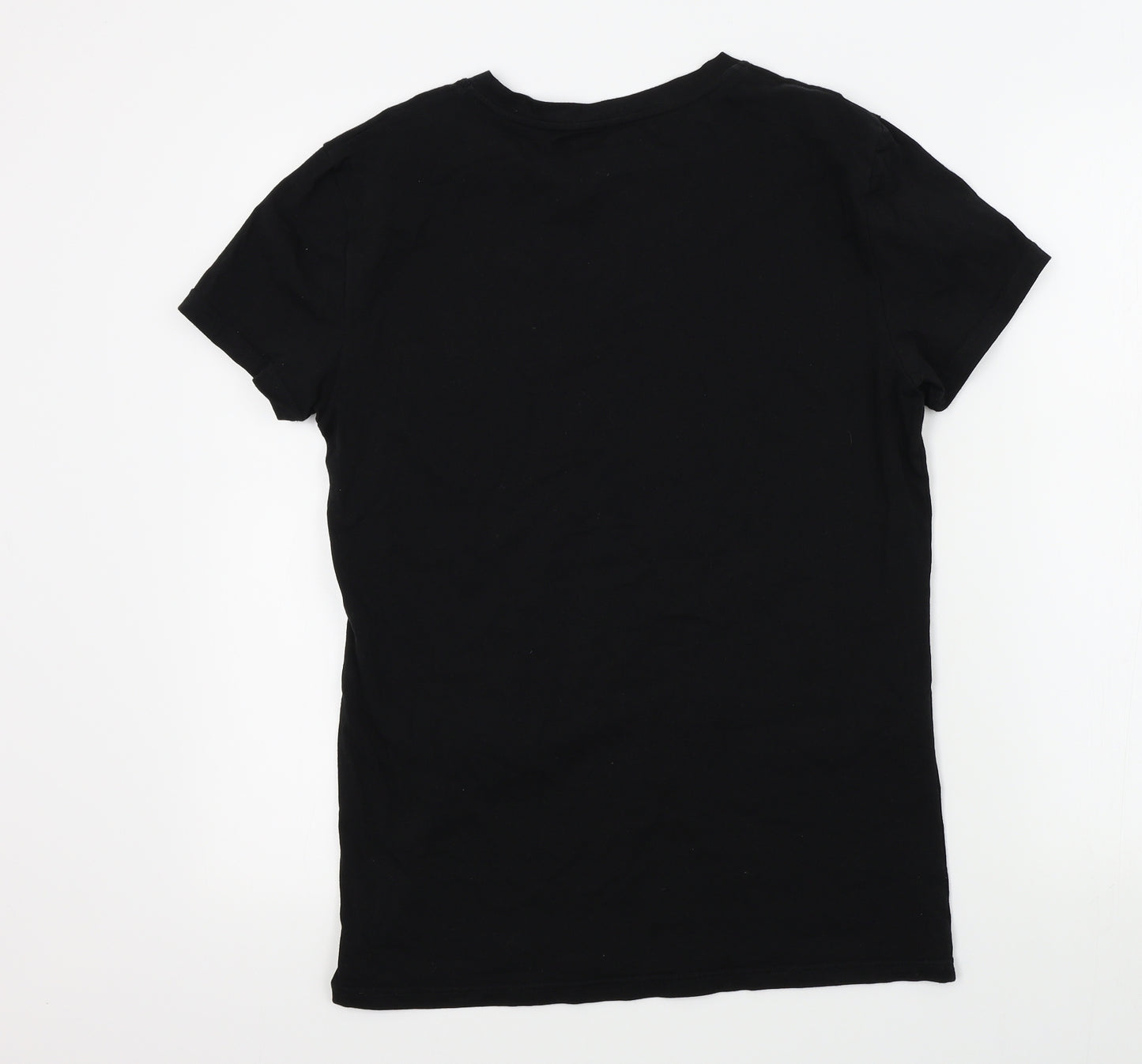 Emporio Armani Mens Black Colourblock   T-Shirt Size S