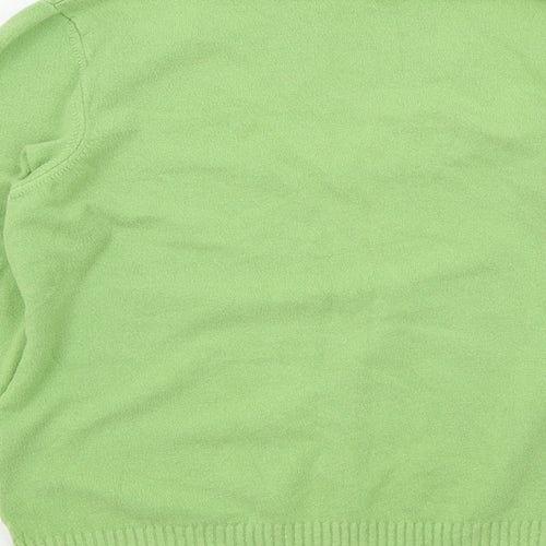 m&s Womens Green   Pullover Jumper Size 14