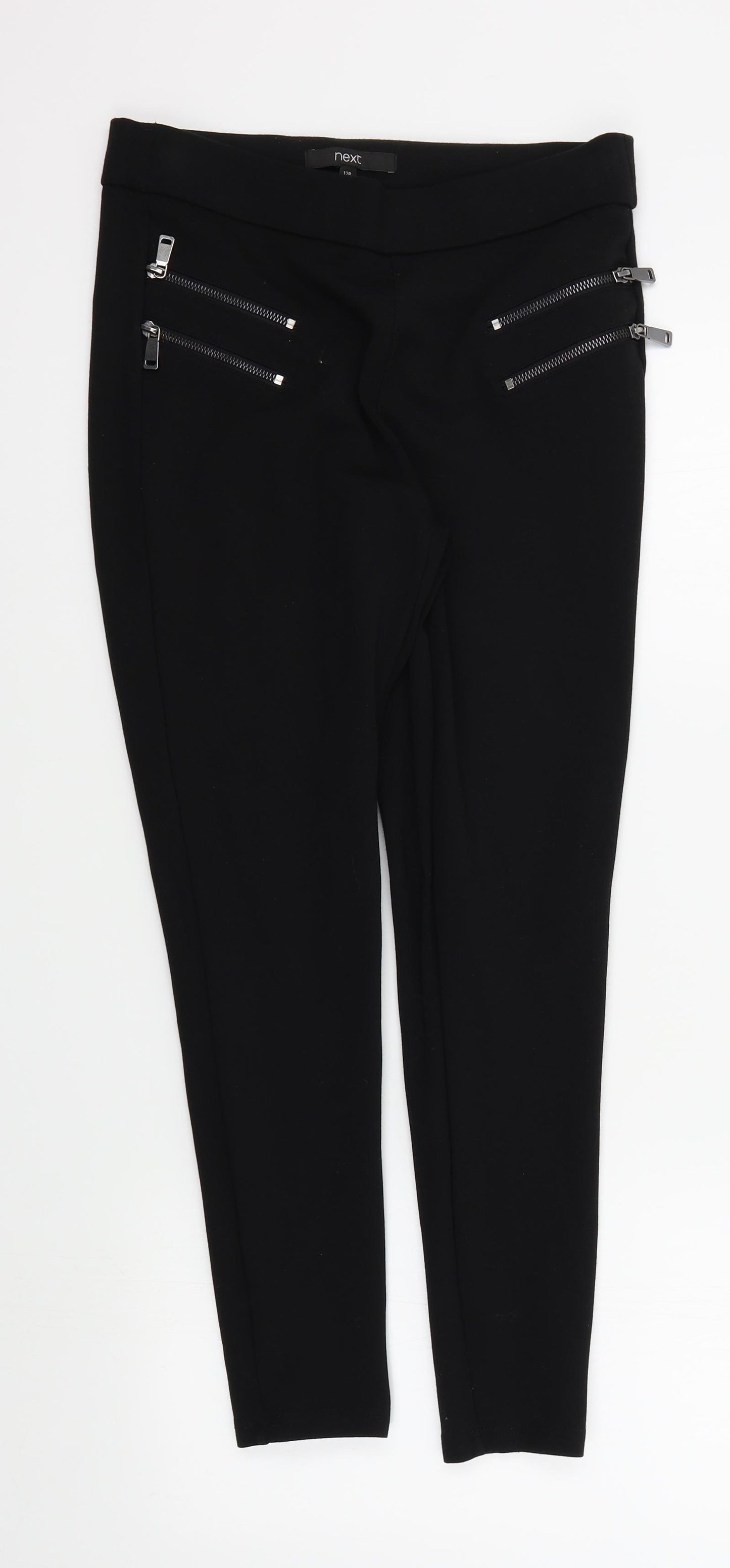 NEXT Womens Black   Trousers  Size 10 L26 in