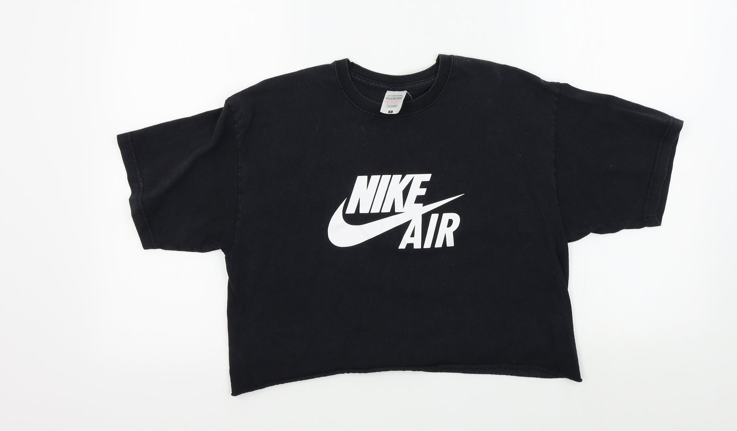 Nike Womens Black Colourblock  Basic T-Shirt Size M  - NIKE AIR