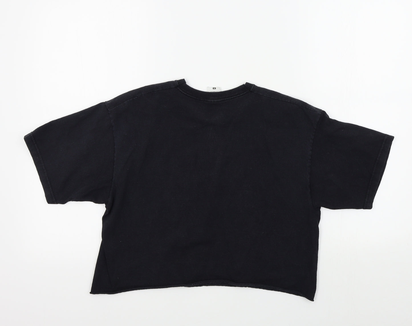 Nike Womens Black Colourblock  Basic T-Shirt Size M  - NIKE AIR