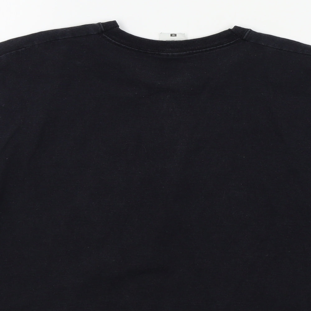 Nike Womens Black Colourblock  Basic T-Shirt Size M  - NIKE AIR