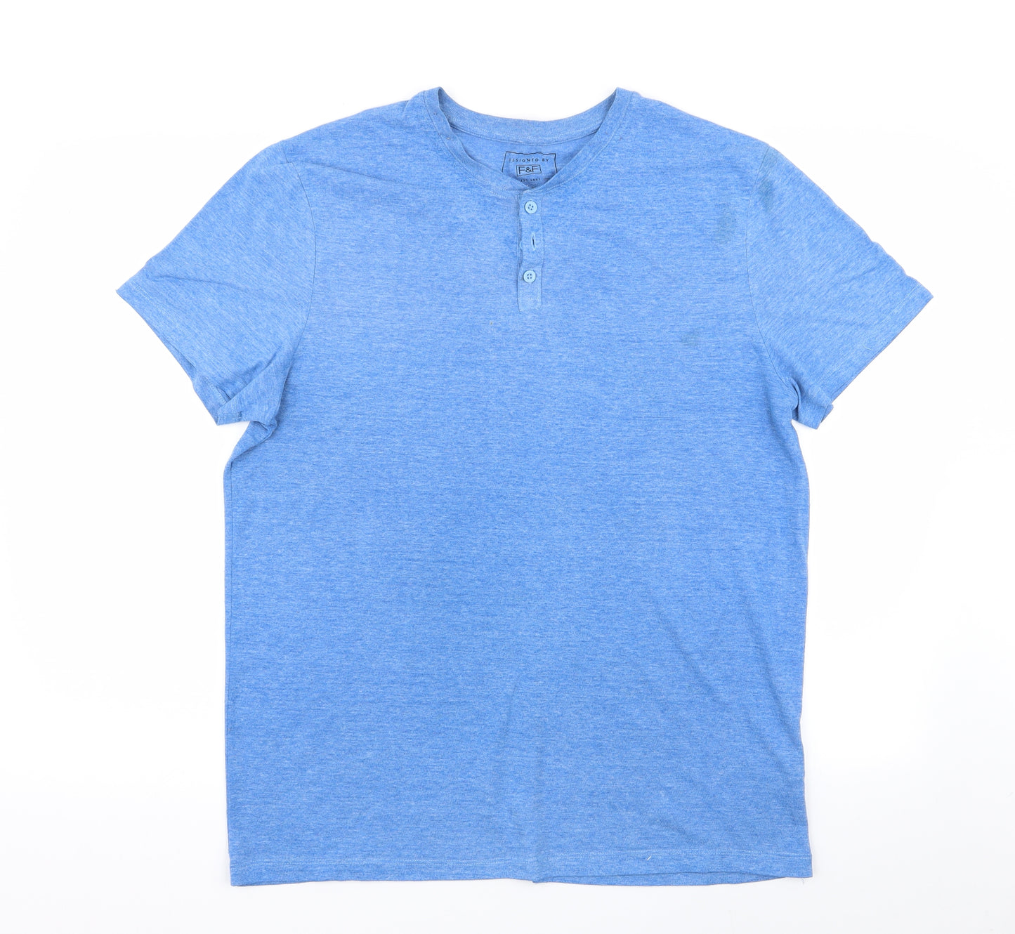 F&F Mens Blue    T-Shirt Size L