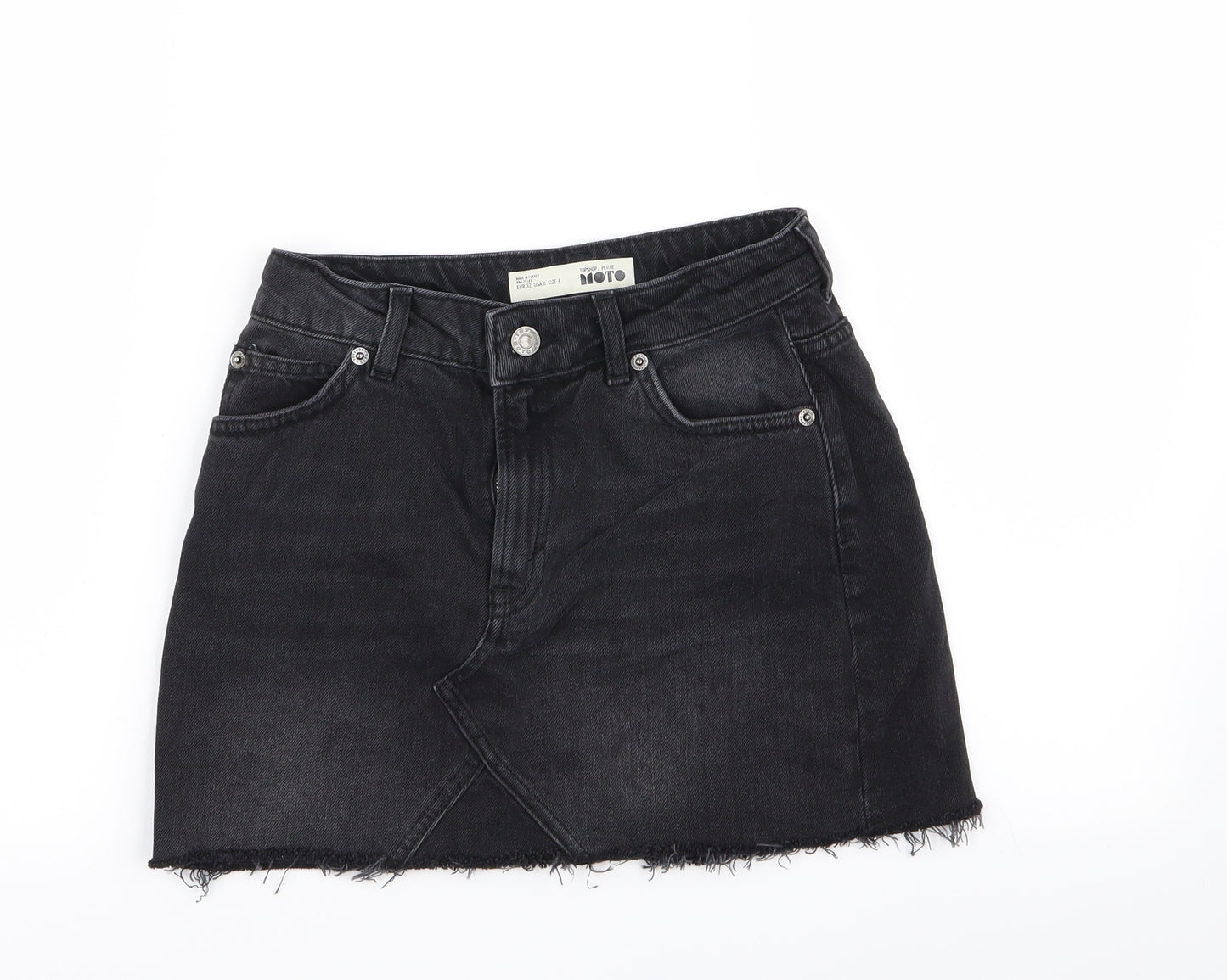 Topshop Womens Black   Mini Skirt Size 4