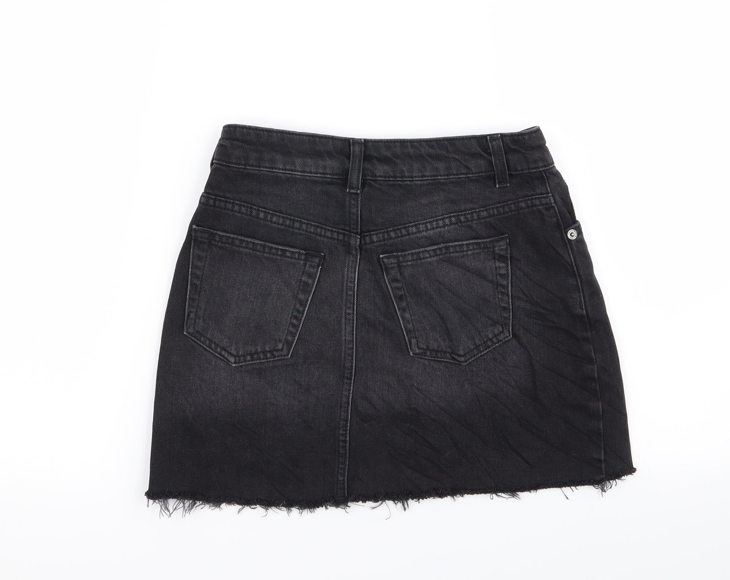 Topshop Womens Black   Mini Skirt Size 4