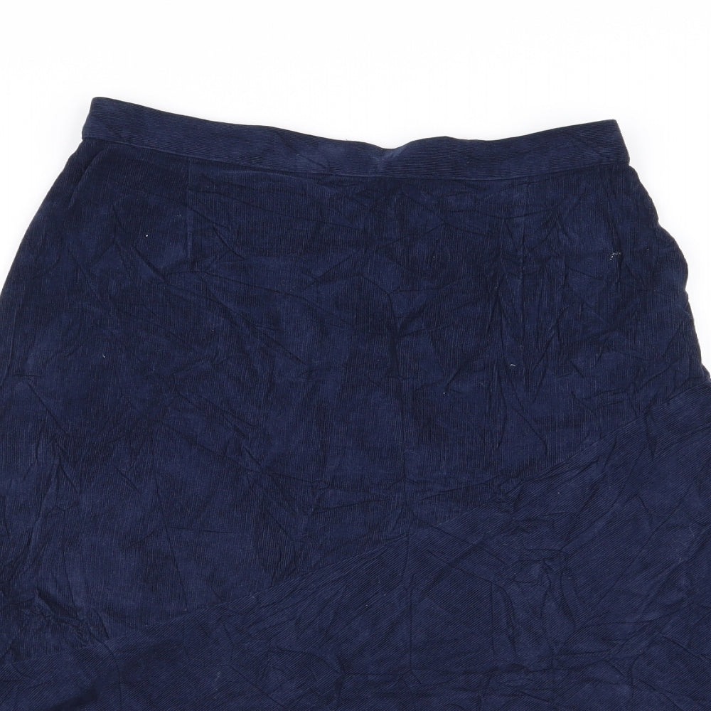 Preworn Womens Blue   Flare Skirt Size 10