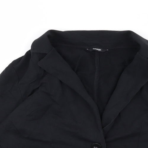Asda George Womens Black   Jacket Blazer Size 12