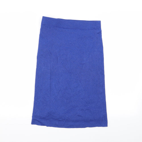 vila clothes Womens Blue   Straight & Pencil Skirt Size M  - Stretch waistband