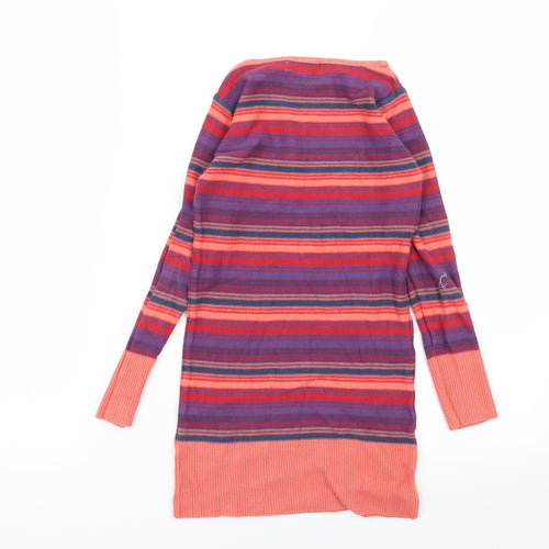 Indigo Girls Multicoloured Striped  Jumper Dress  Size 7-8 Years