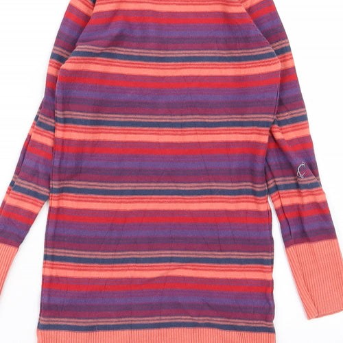 Indigo Girls Multicoloured Striped  Jumper Dress  Size 7-8 Years