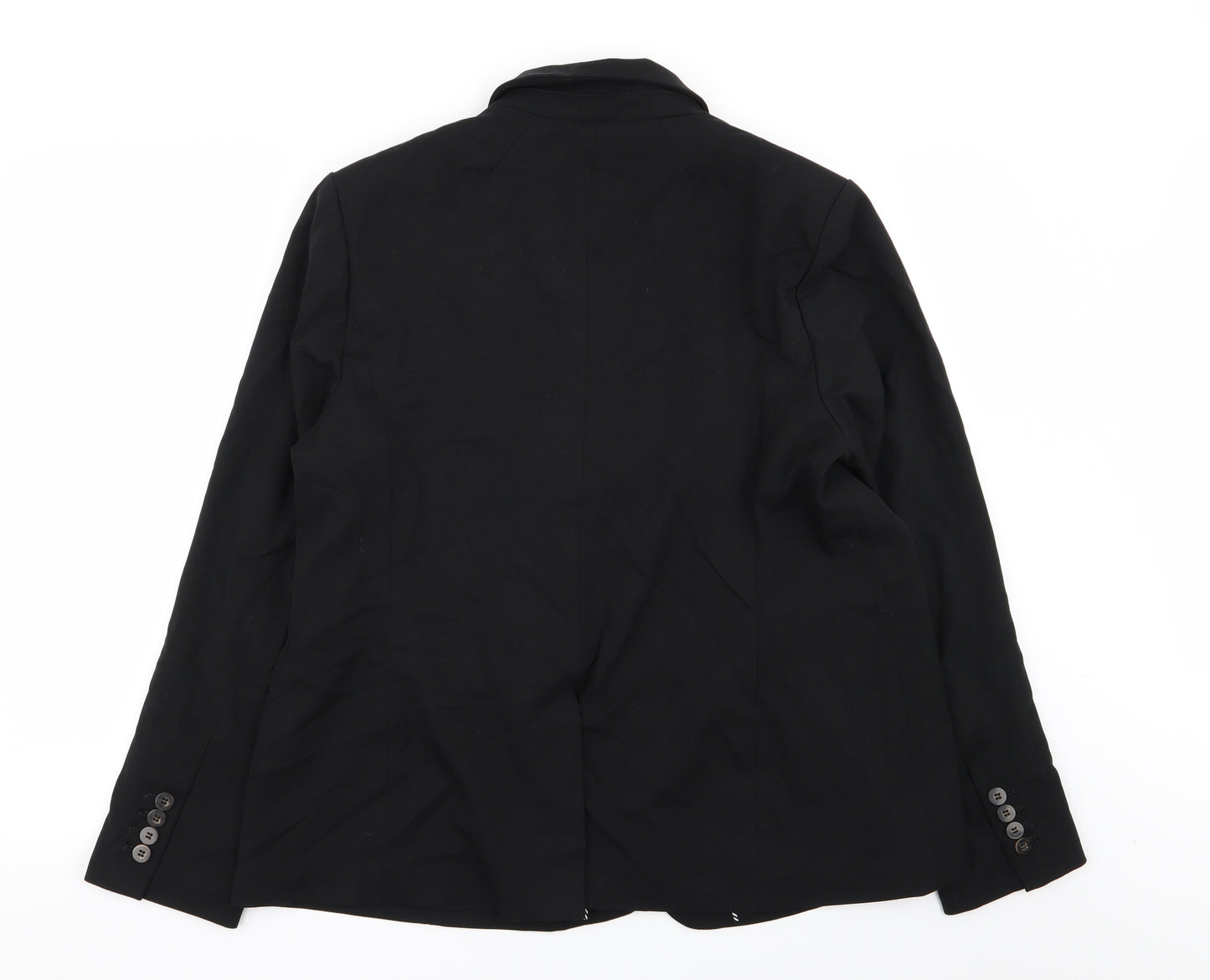 M&s Womens Black   Jacket Blazer Size 10