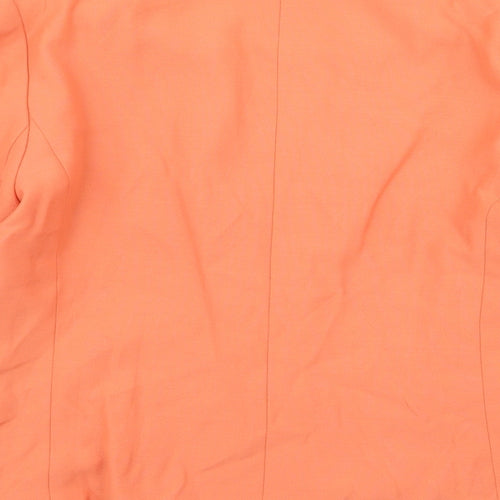 di tardo Womens Orange   Jacket Blazer Size 14