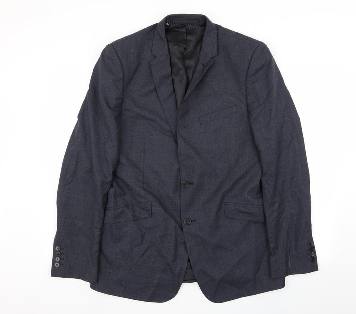 John Lewis Mens Blue   Jacket Blazer Size 42