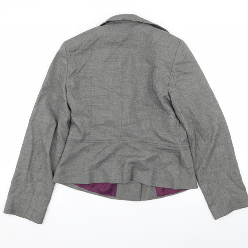 Wallis Womens Grey   Jacket Blazer Size 12