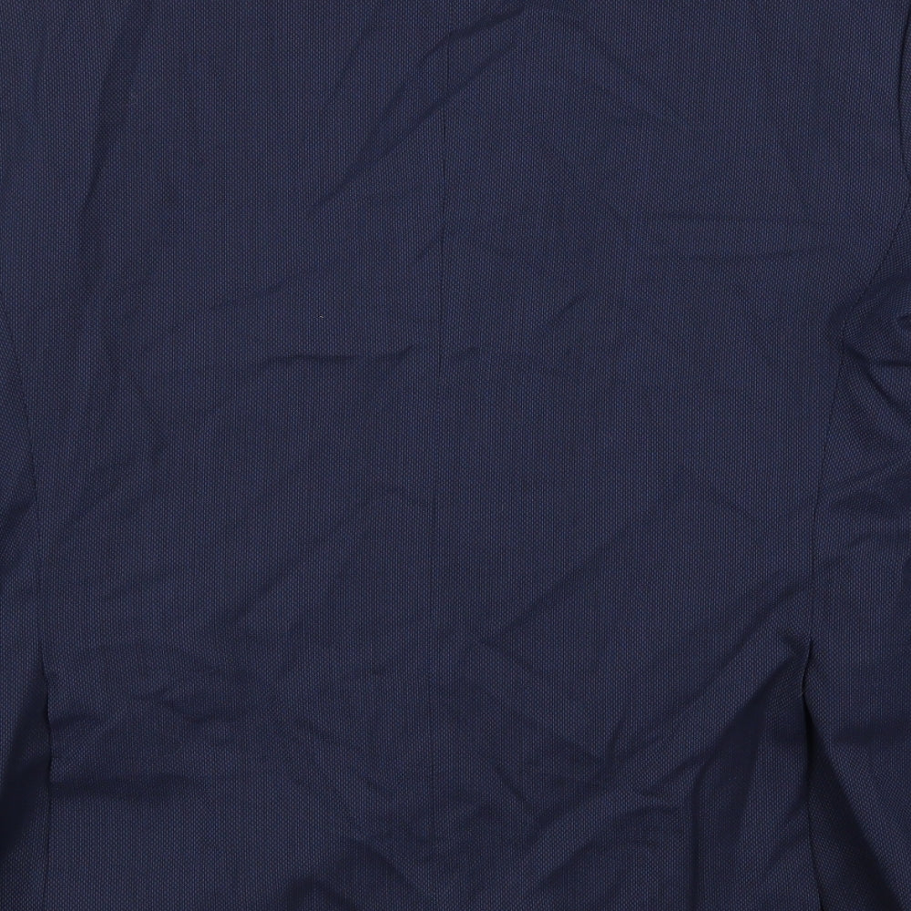 M&s Mens Blue   Jacket Blazer Size 38