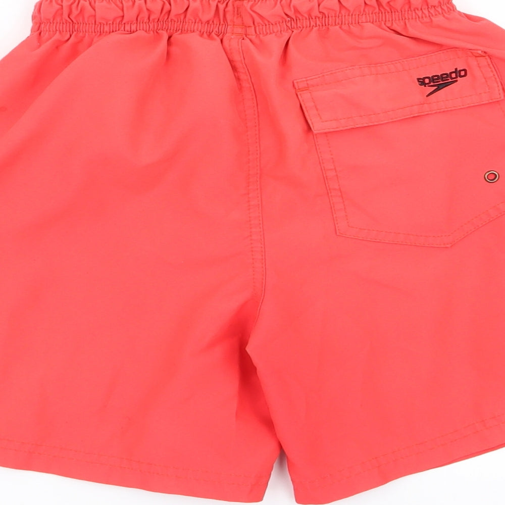 Speedo Boys Red   Sweat Shorts Size M - swim short