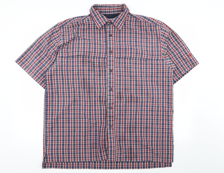 Outdoor Discovery Mens Multicoloured Check Button-Up Size 44