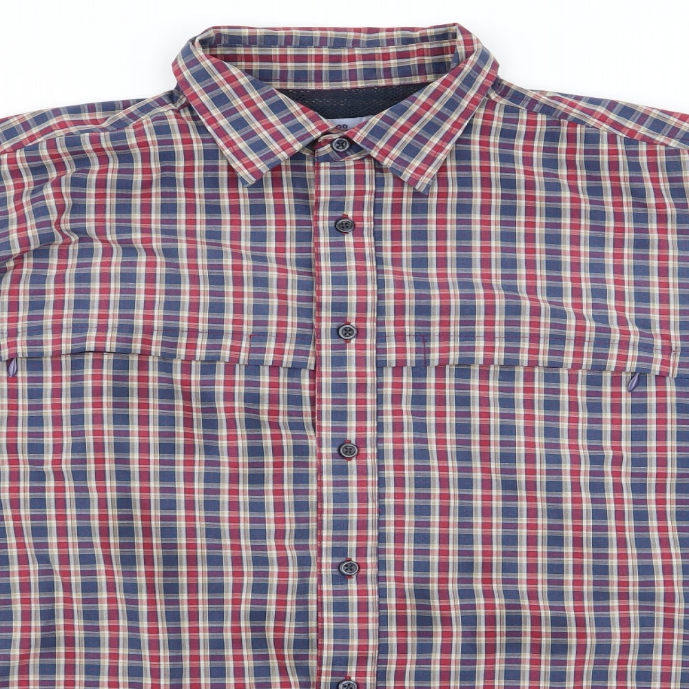 Outdoor Discovery Mens Multicoloured Check   Button-Up Size 44