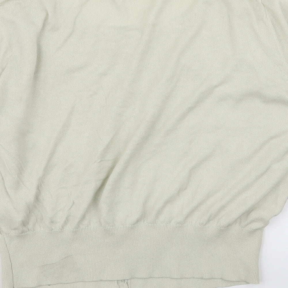 L.K. Bennett Womens Green   Cardigan Jumper Size L