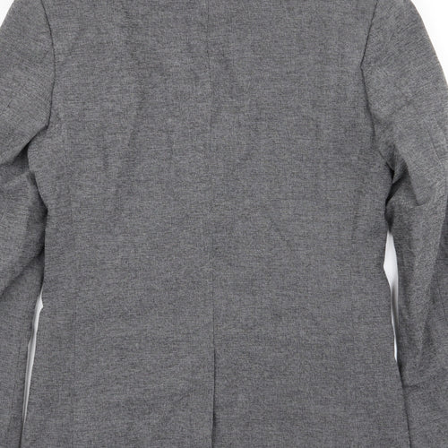 M&s Mens Grey   Jacket Blazer Size 34