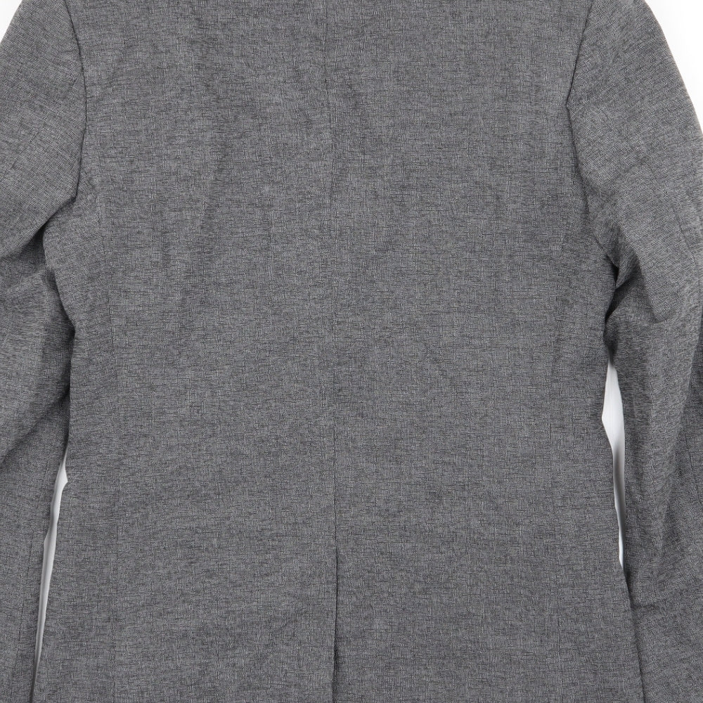 M&s Mens Grey   Jacket Blazer Size 34