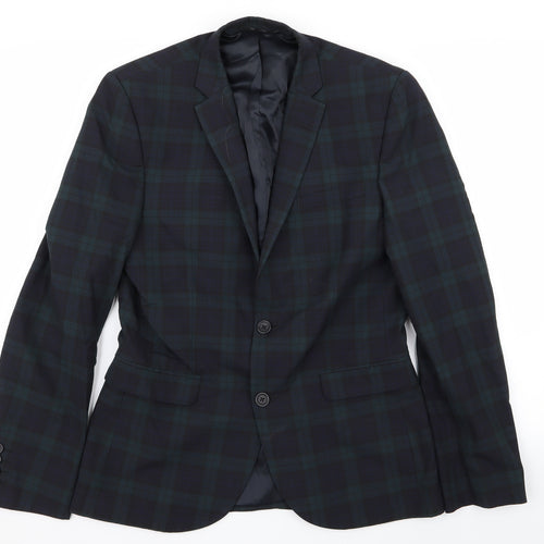 NEXT Mens Multicoloured Check  Jacket Blazer Size 38