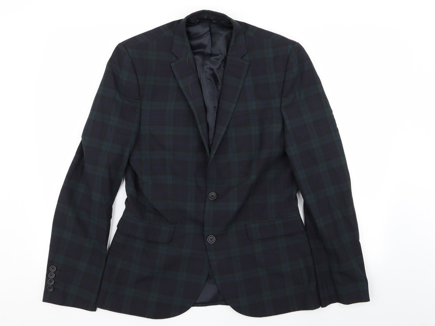 NEXT Mens Multicoloured Check  Jacket Blazer Size 38