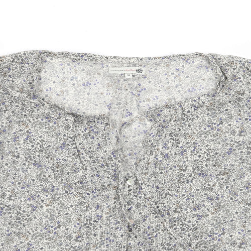 Vacknox Womens Multicoloured Floral  Basic Button-Up Size 8