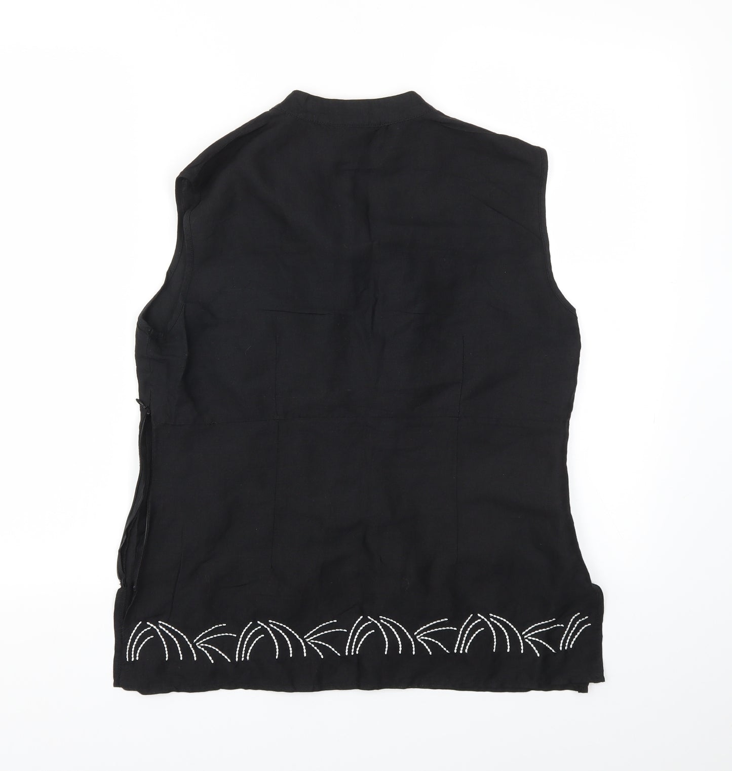 Preworn Womens Black   Basic T-Shirt Size 14