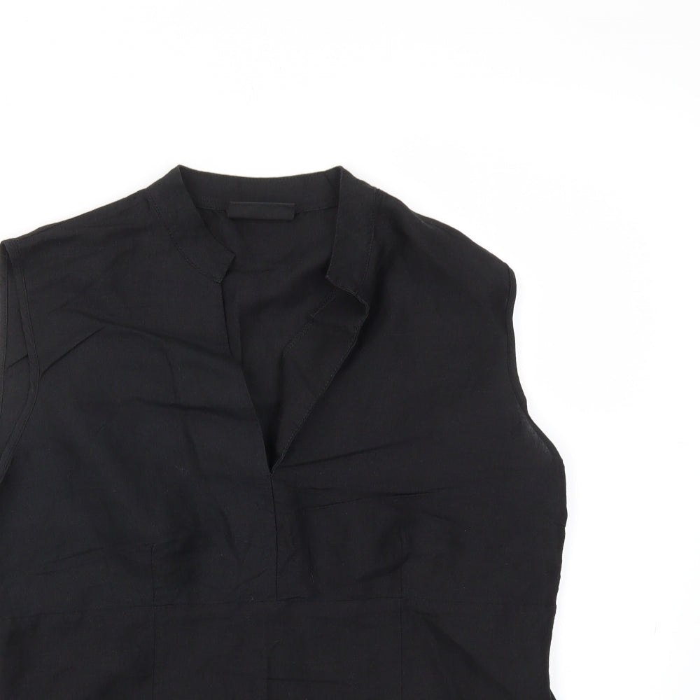 Preworn Womens Black   Basic T-Shirt Size 14