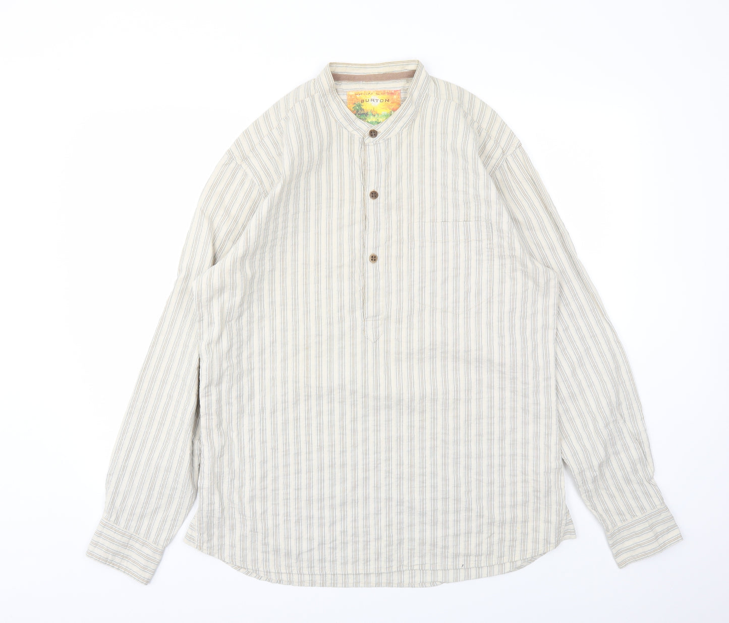 Burton Womens Beige   Basic T-Shirt Size L