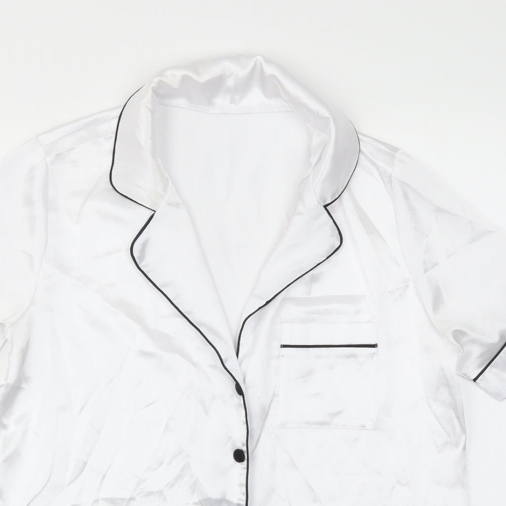 Preworn Womens Silver   Top Pyjama Top Size S