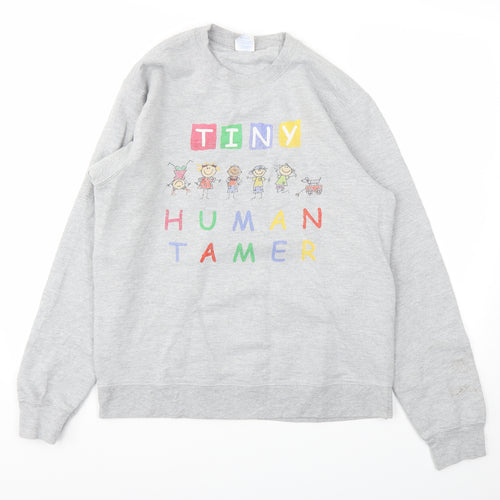 Port & Company Girls Grey   Pullover Sweatshirt Size M