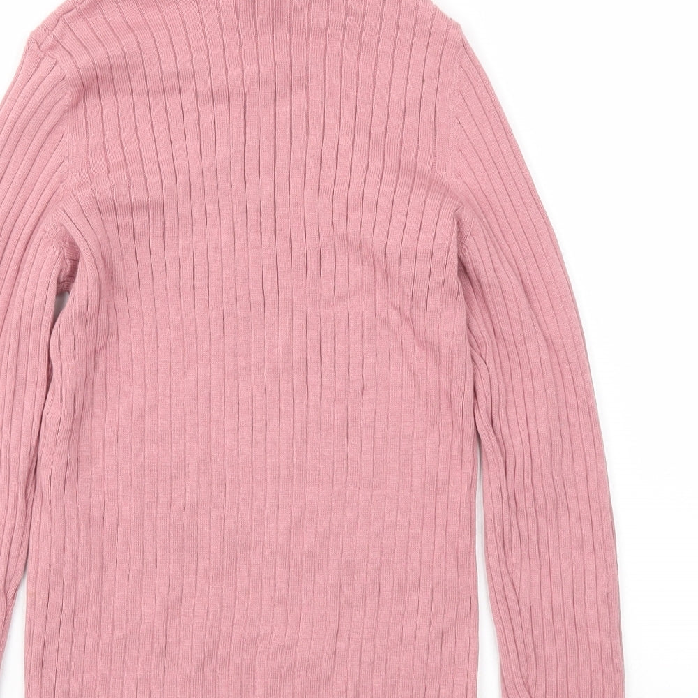 George Girls Pink   Basic T-Shirt Size 10-11 Years