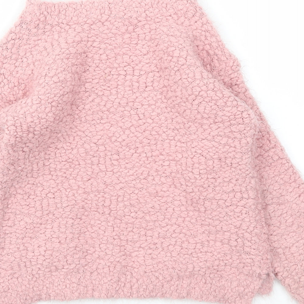 F&F Girls Pink   Pullover Jumper Size 10-11 Years