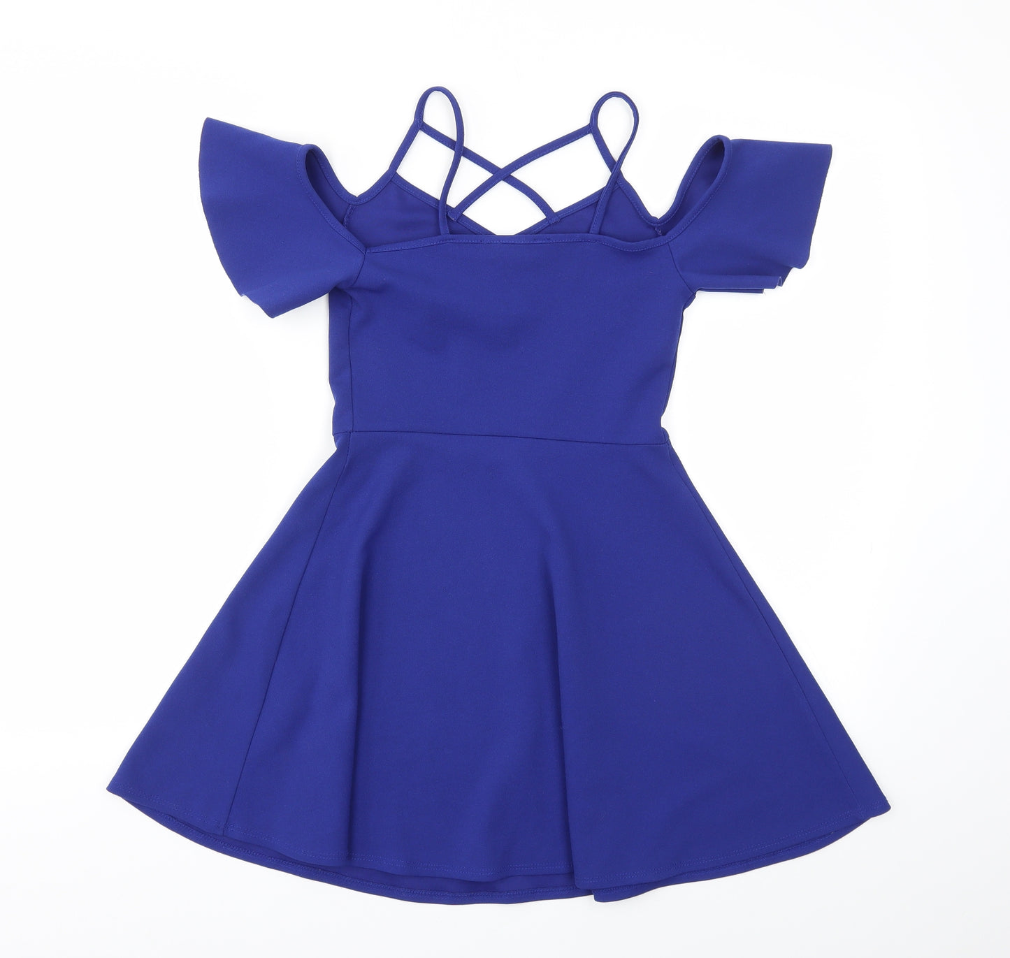 New Look Girls Blue   Fit & Flare  Size 10 Years