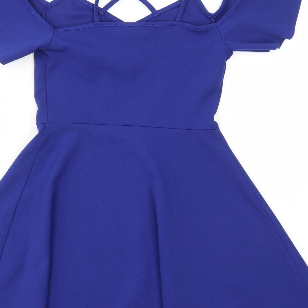 New Look Girls Blue   Fit & Flare  Size 10 Years