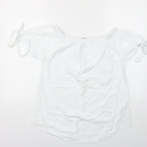 Quiz Womens White   Basic T-Shirt Size M