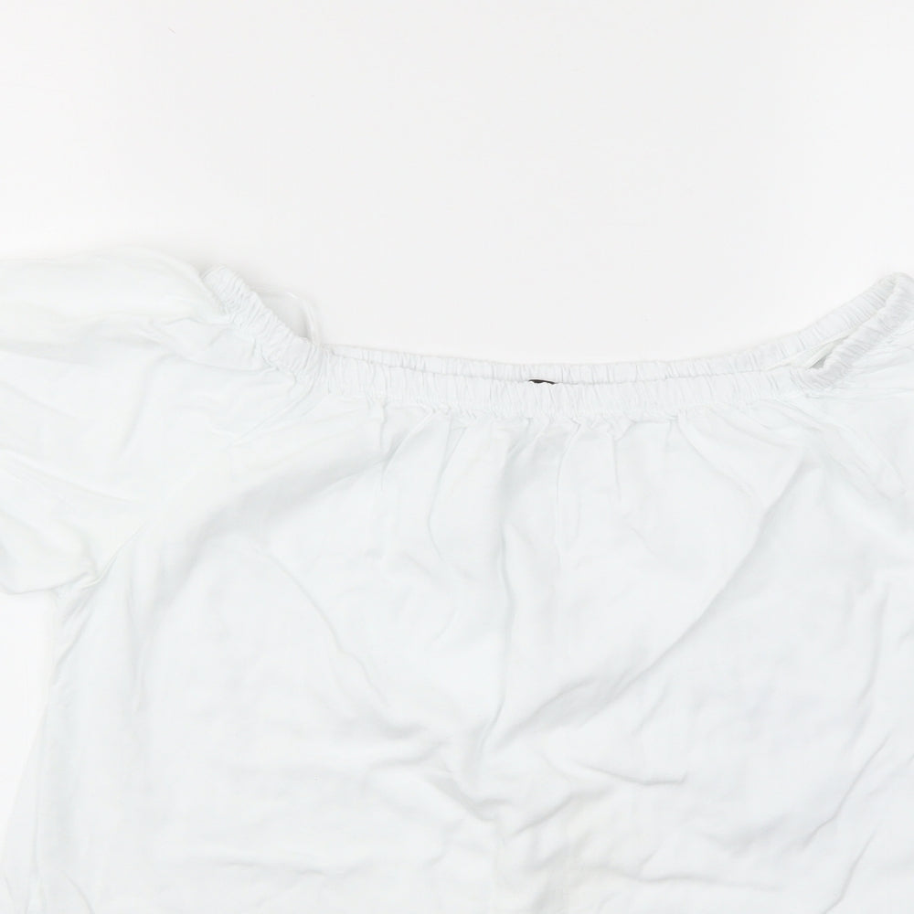 Quiz Womens White   Basic T-Shirt Size M