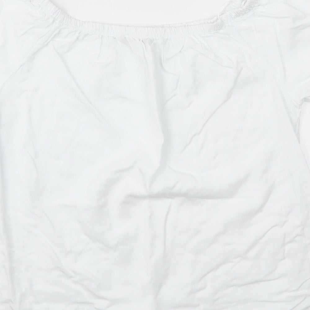 Quiz Womens White   Basic T-Shirt Size M