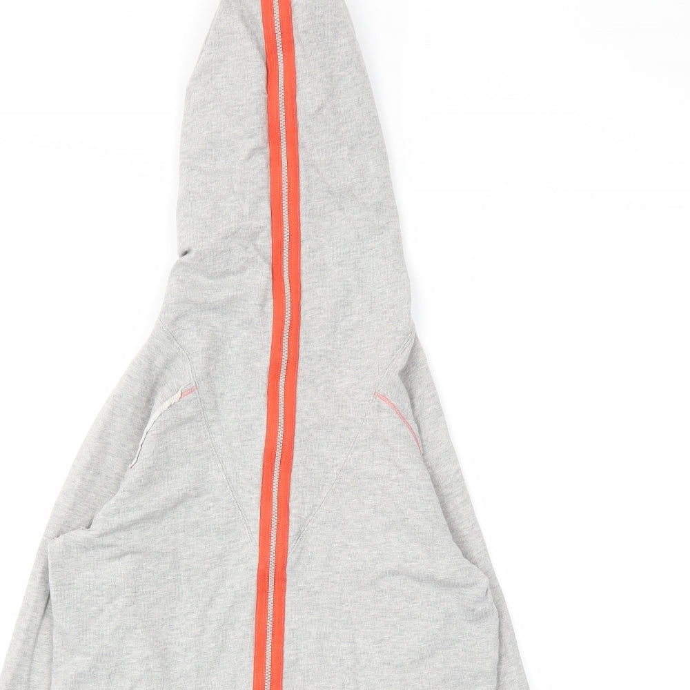 Firetrap Womens Grey Floral  Full Zip Jumper Size M