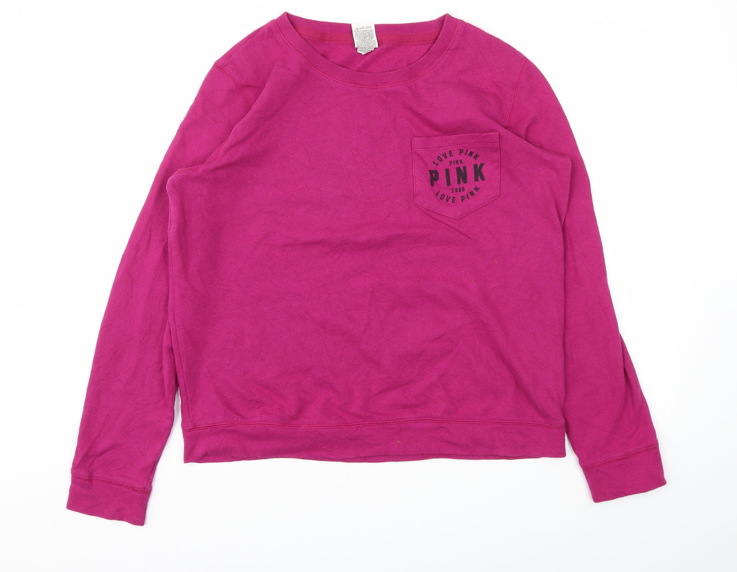 PINK  Womens Purple   Pullover Jumper Size M