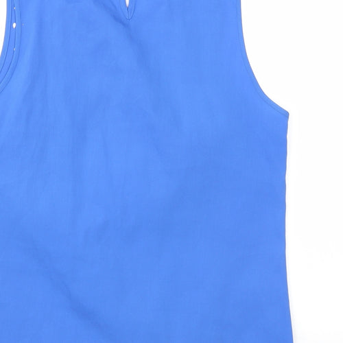 BHS Womens Blue   Basic Blouse Size 10