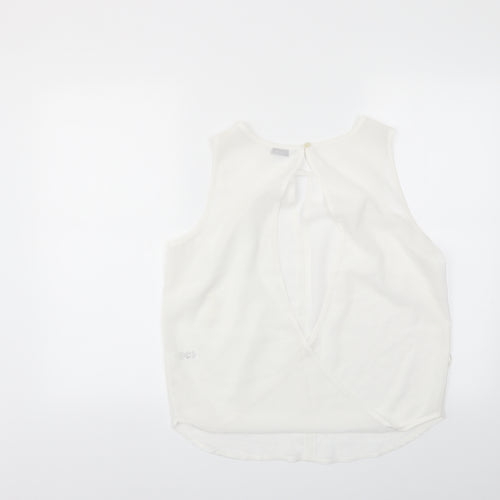 George Womens White   Basic Blouse Size 10